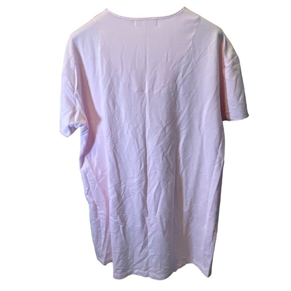 Of the Moment Light Pink Flower Embroidered Full Zip Robe Sz 1X - Picture 2 of 8